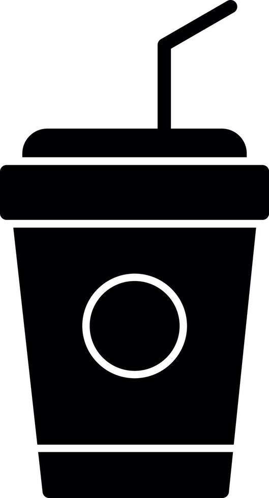 conception d'icône de vecteur de tasse en plastique
