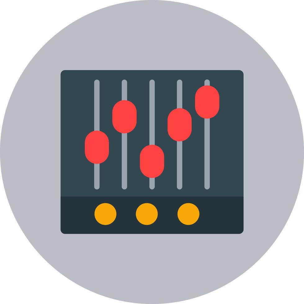 icône de vecteur d'égaliseur de musique