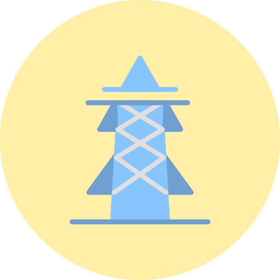 icône de vecteur de pylône