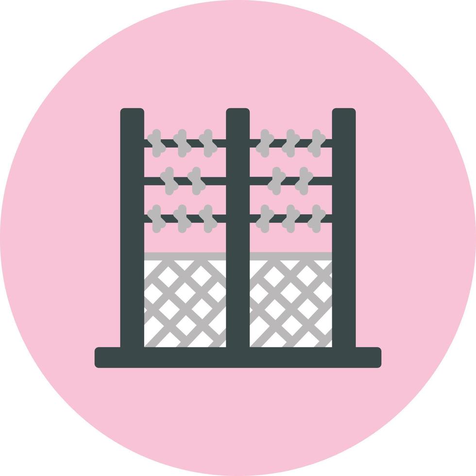 icône de vecteur de clôture