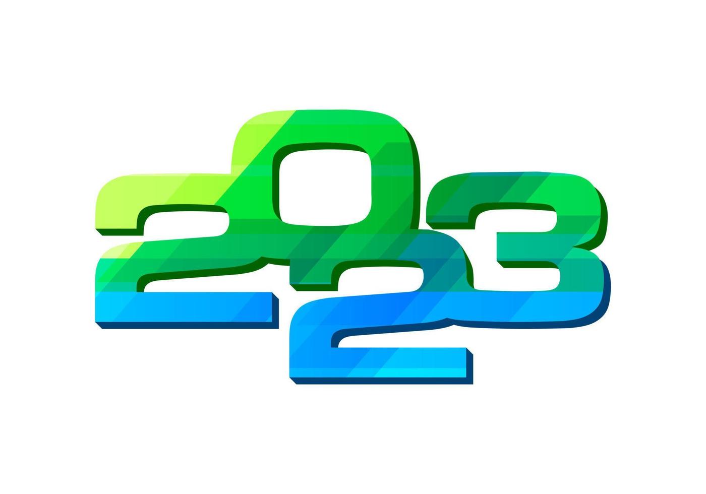 concept de design de logo styliste 2023 avec texture vecteur