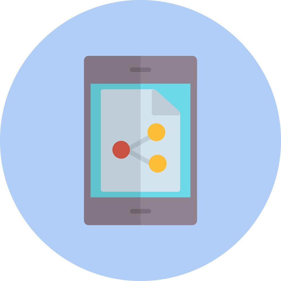 icône de vecteur de partage de fichiers