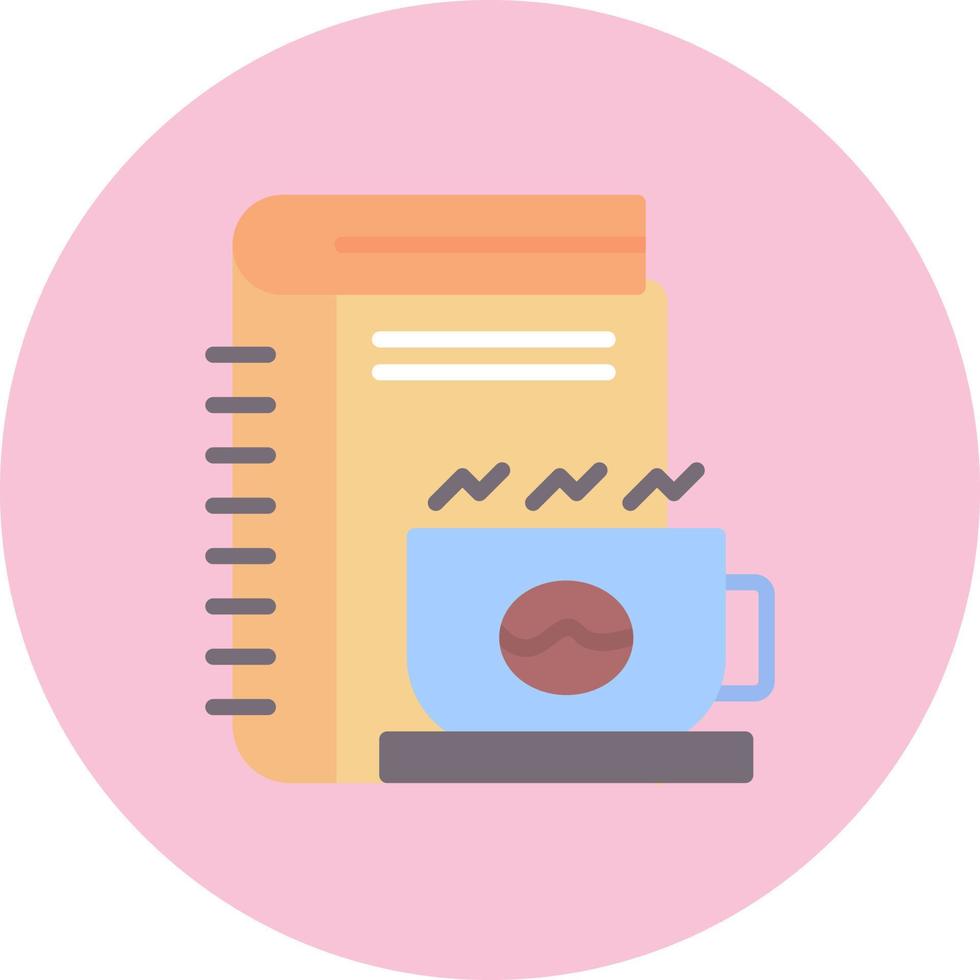 icône de vecteur de menu café