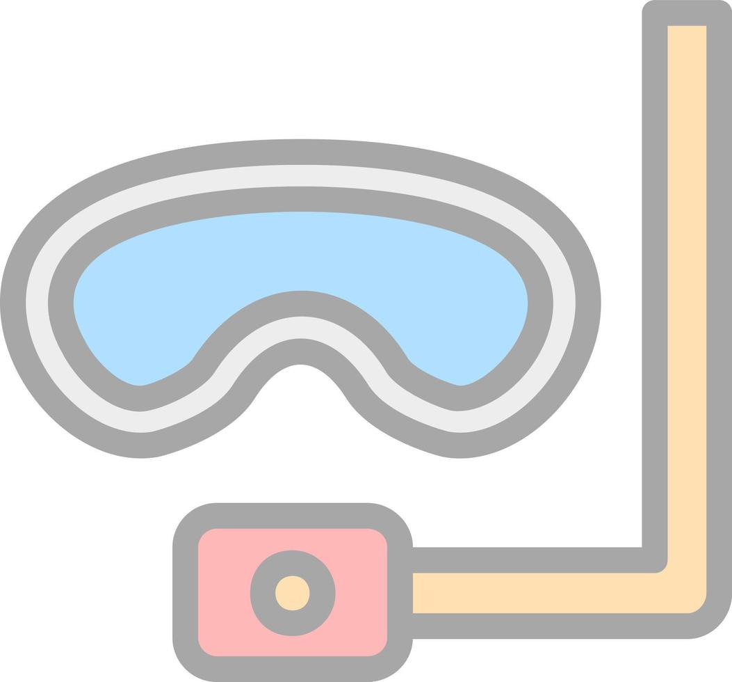 conception d'icône vectorielle de plongée sous-marine vecteur