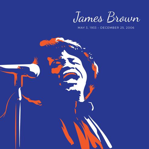 James Brown Pop Art vecteur libre