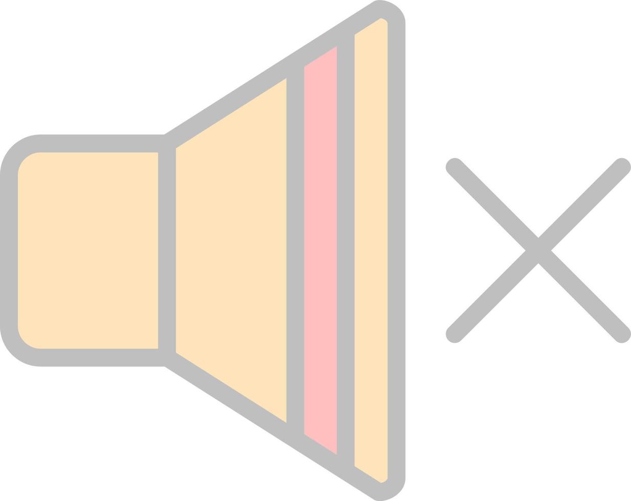 conception d'icône vectorielle muette vecteur