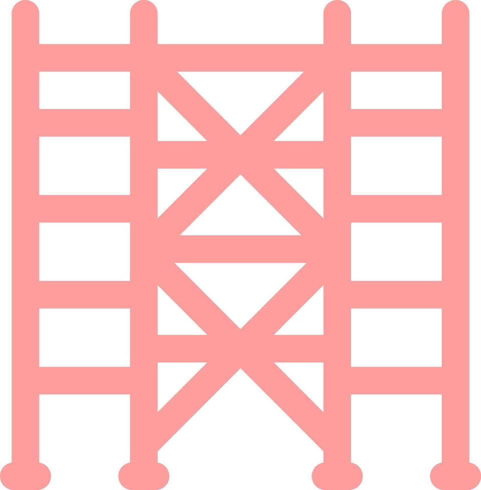 conception d'icône vectorielle d'échafaudage vecteur