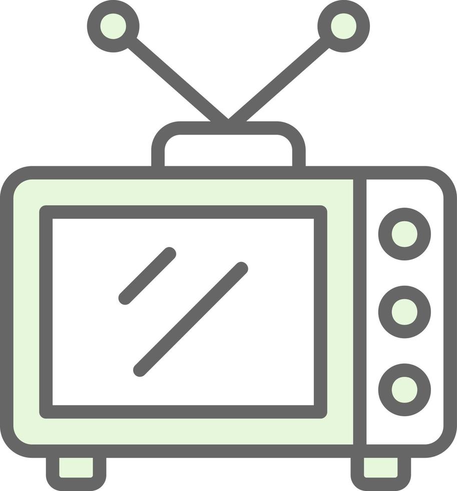 conception d'icône de vecteur de télévision