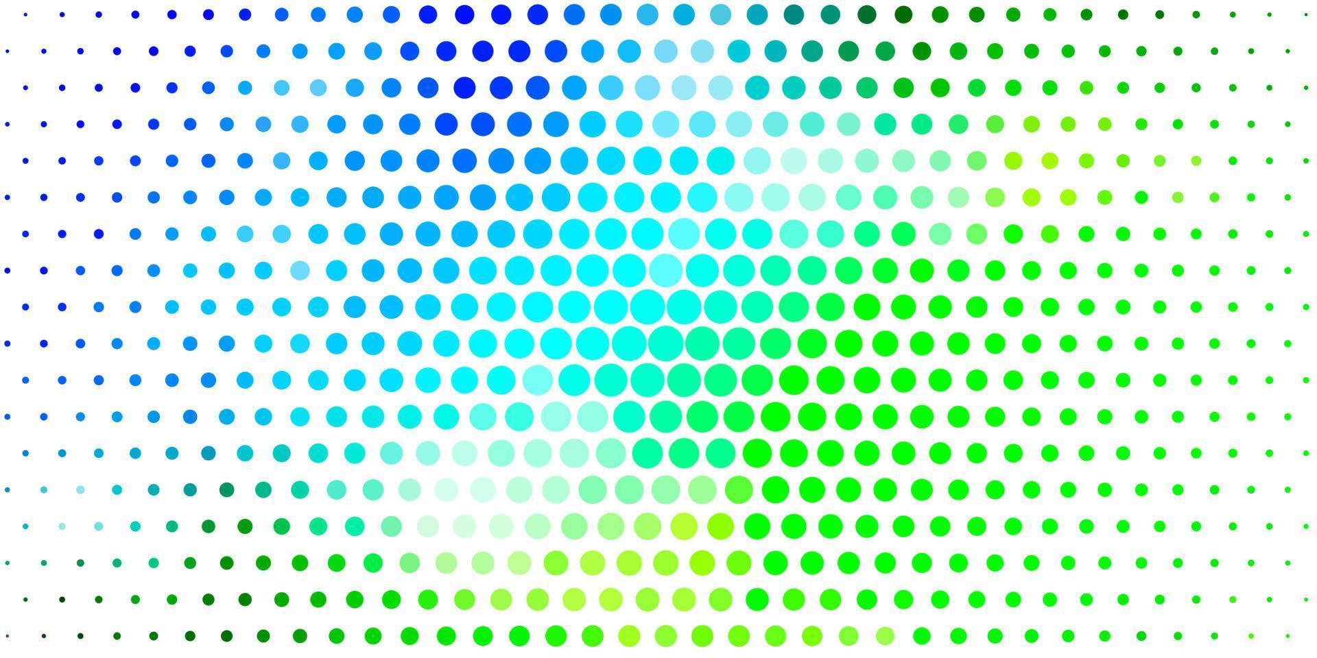 modèle vectoriel bleu clair, vert avec des cercles.