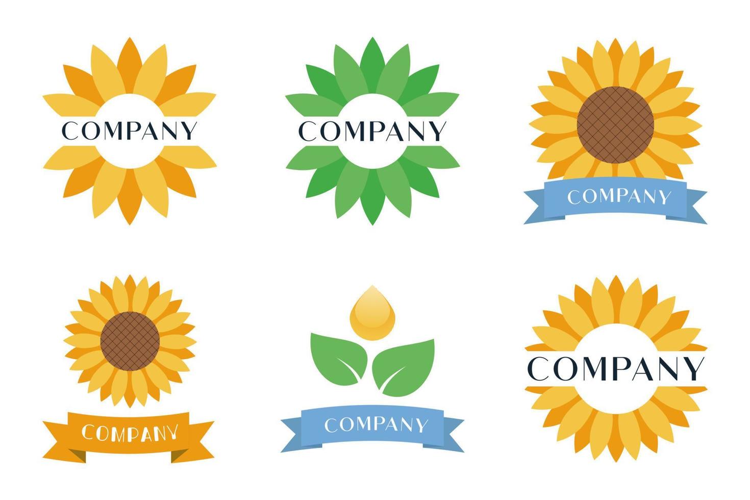 ensemble de logos, logos écologiques vecteur