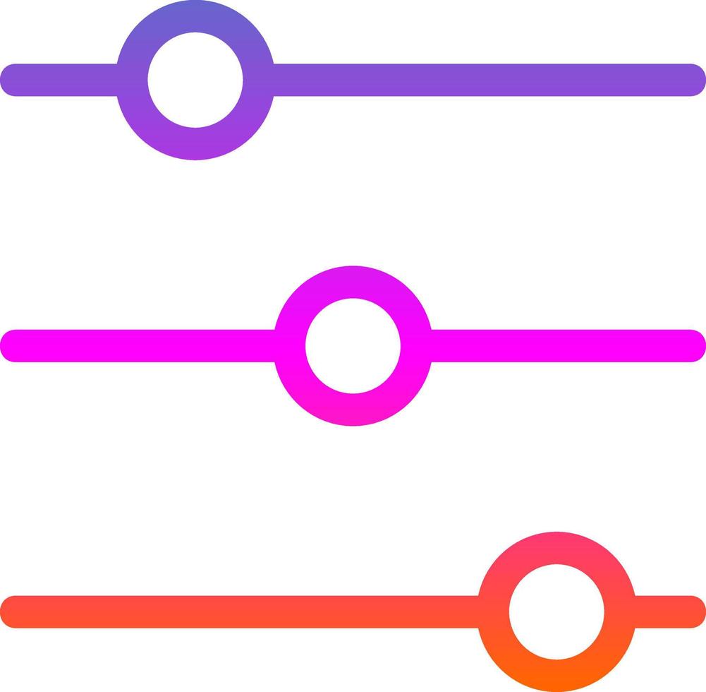 conception d'icône de vecteur de réglage