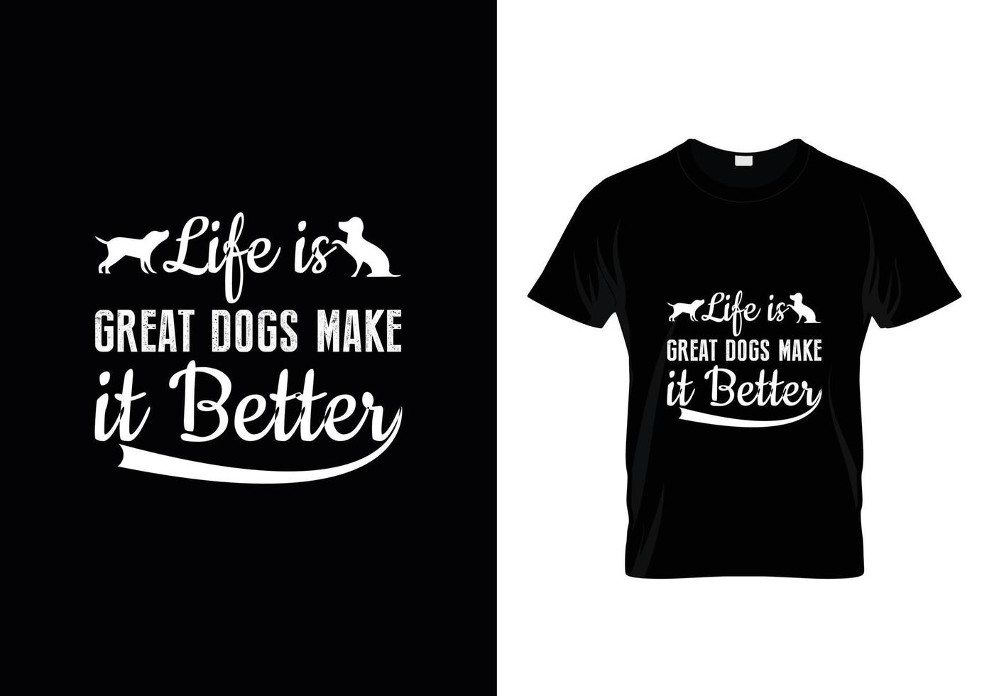 conception de t-shirt pour chien. conception de patte pour les amoureux des chiens. dire - mon chien pense que je suis génial. vecteur