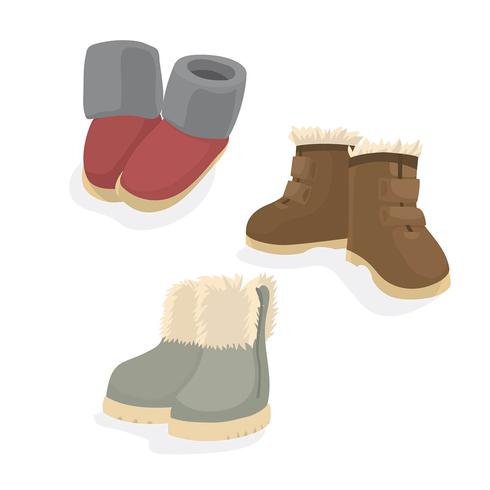 Vecteur gratuit: Snowshoes Toddler