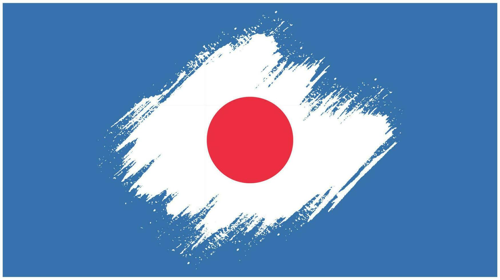 drapeau grunge japon coloré vecteur