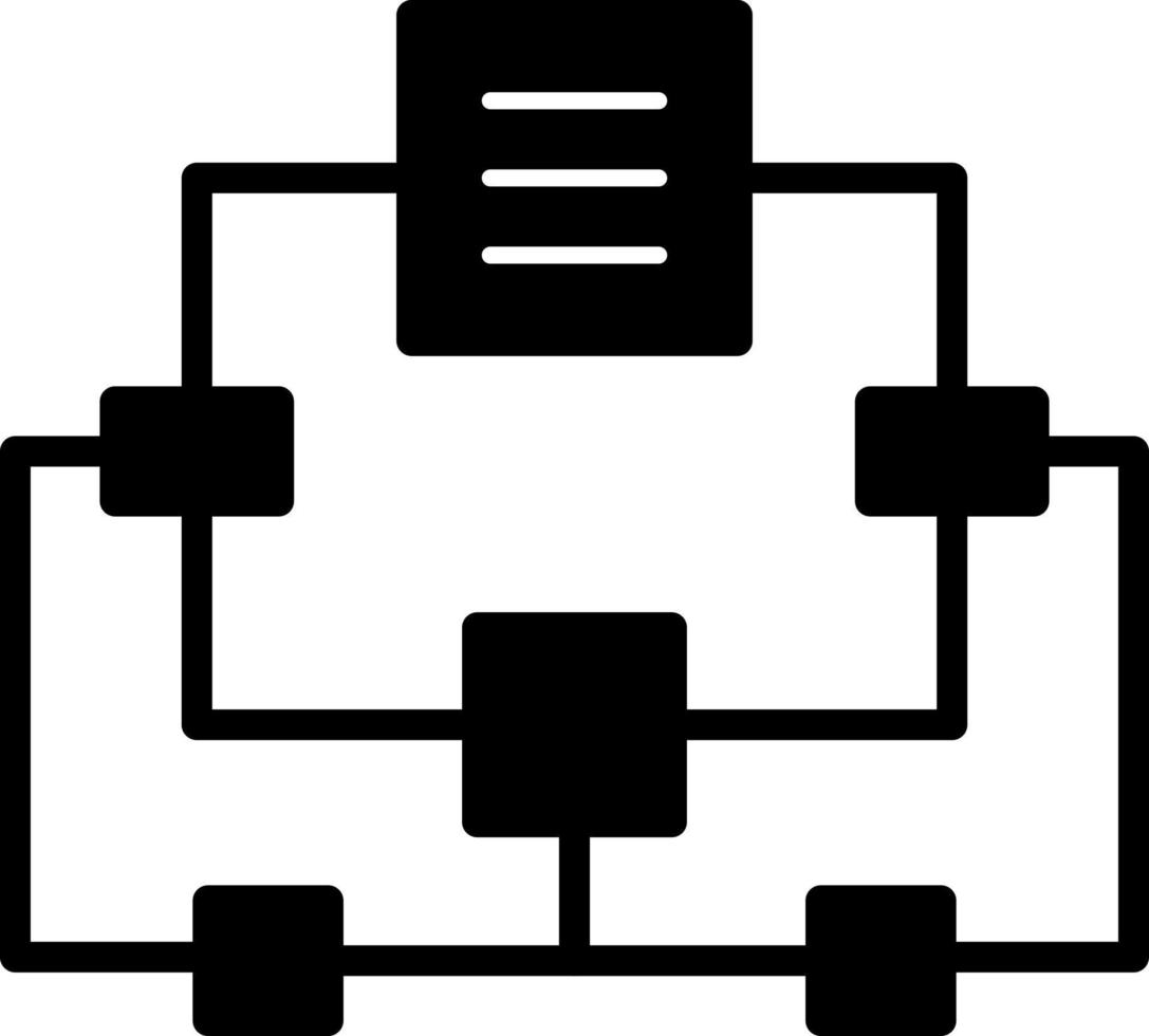 conception d'icône de vecteur de processus