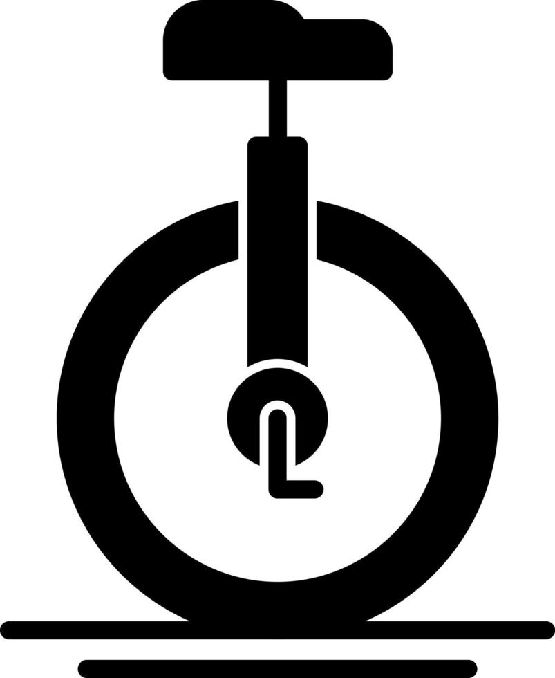 conception d'icône de vecteur de monocycle