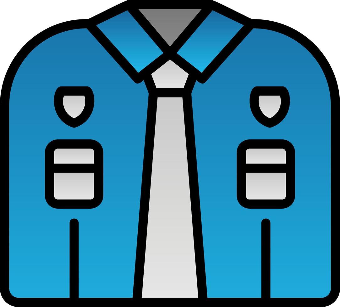conception d'icône vectorielle uniforme de police vecteur