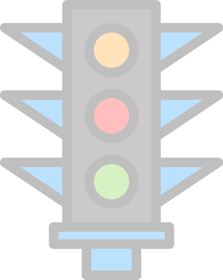 conception d'icône de vecteur de signal de trafic