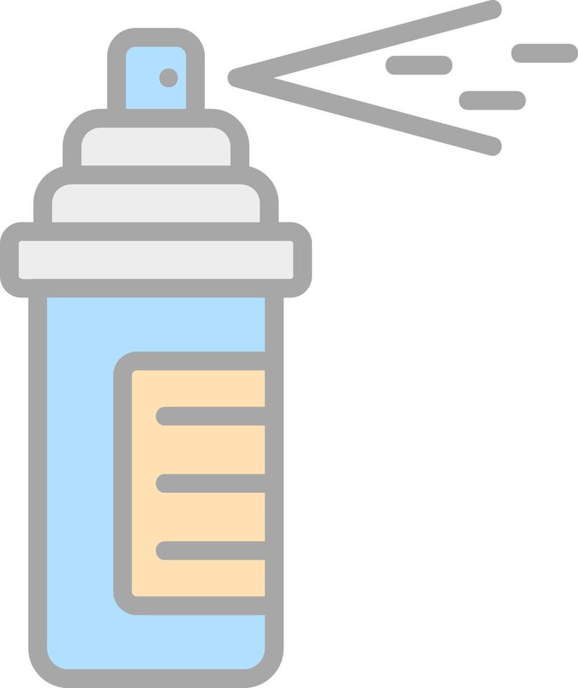 conception d'icône vectorielle de spray au poivre vecteur