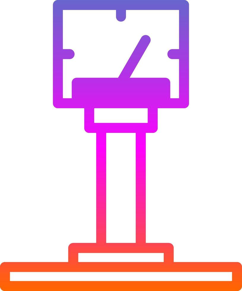 conception d'icône de vecteur de parcomètre