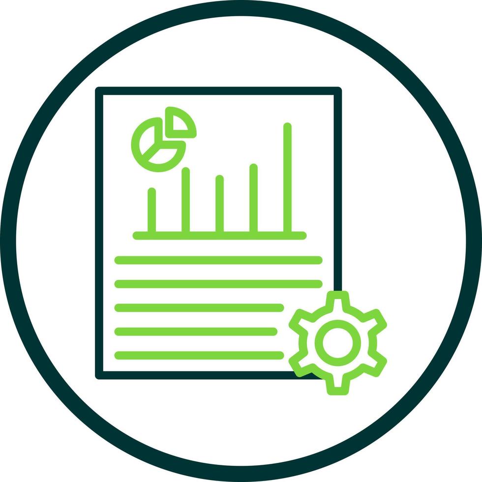 conception d'icône de vecteur de rapport