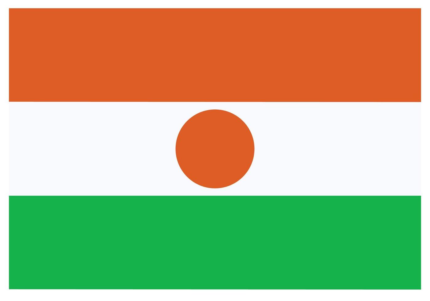 drapeau national du niger - icône de couleur plate. vecteur