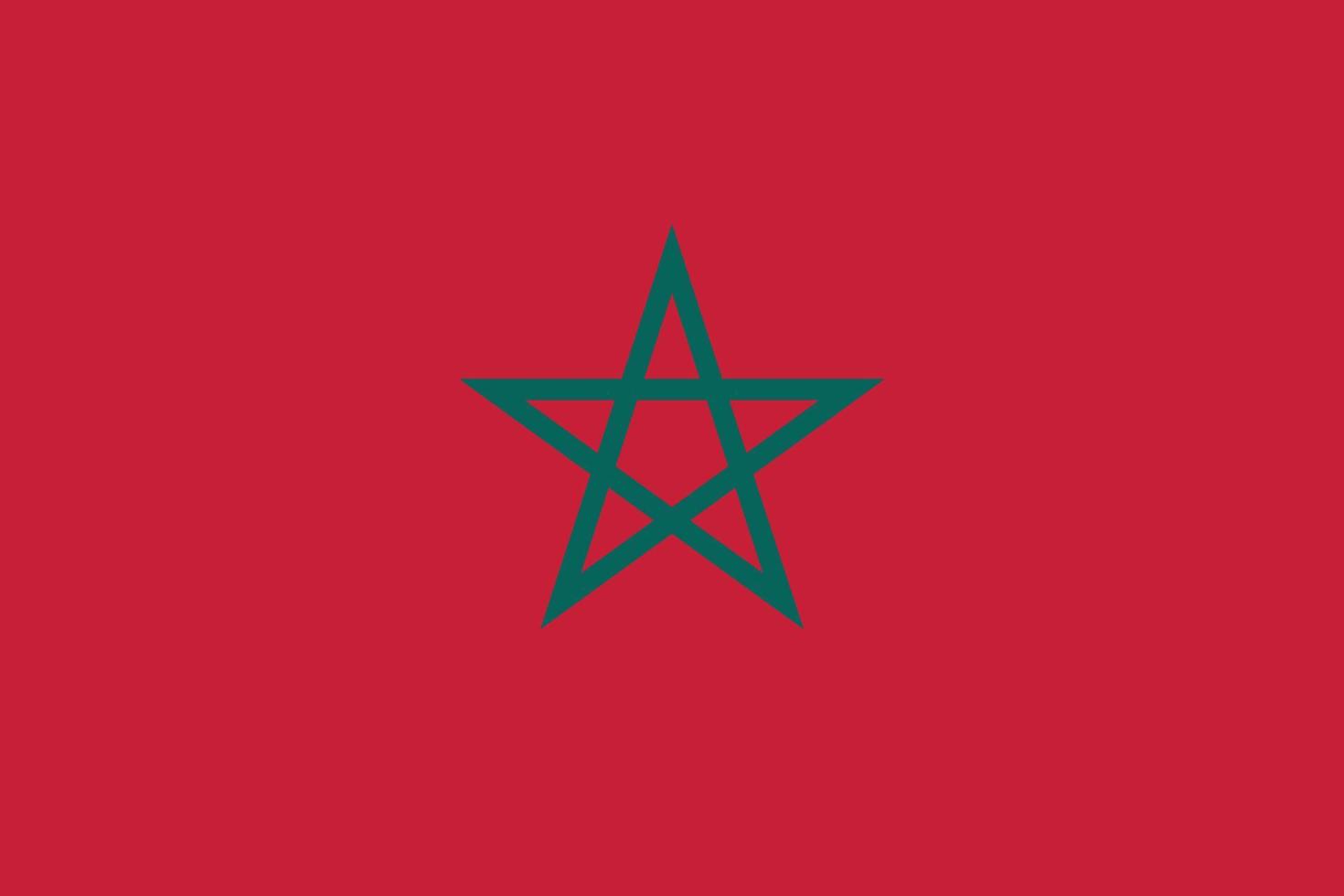 drapeau officiel du maroc vecteur