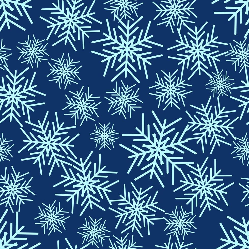 fond transparent de flocons de neige. éléments de décoration de noël et du nouvel an. illustration vectorielle. vecteur