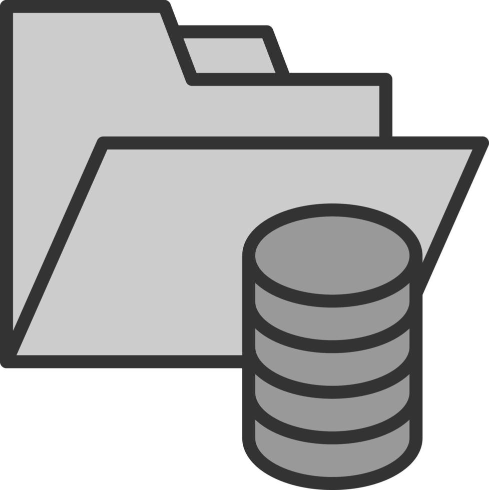 conception d'icône de vecteur de stockage