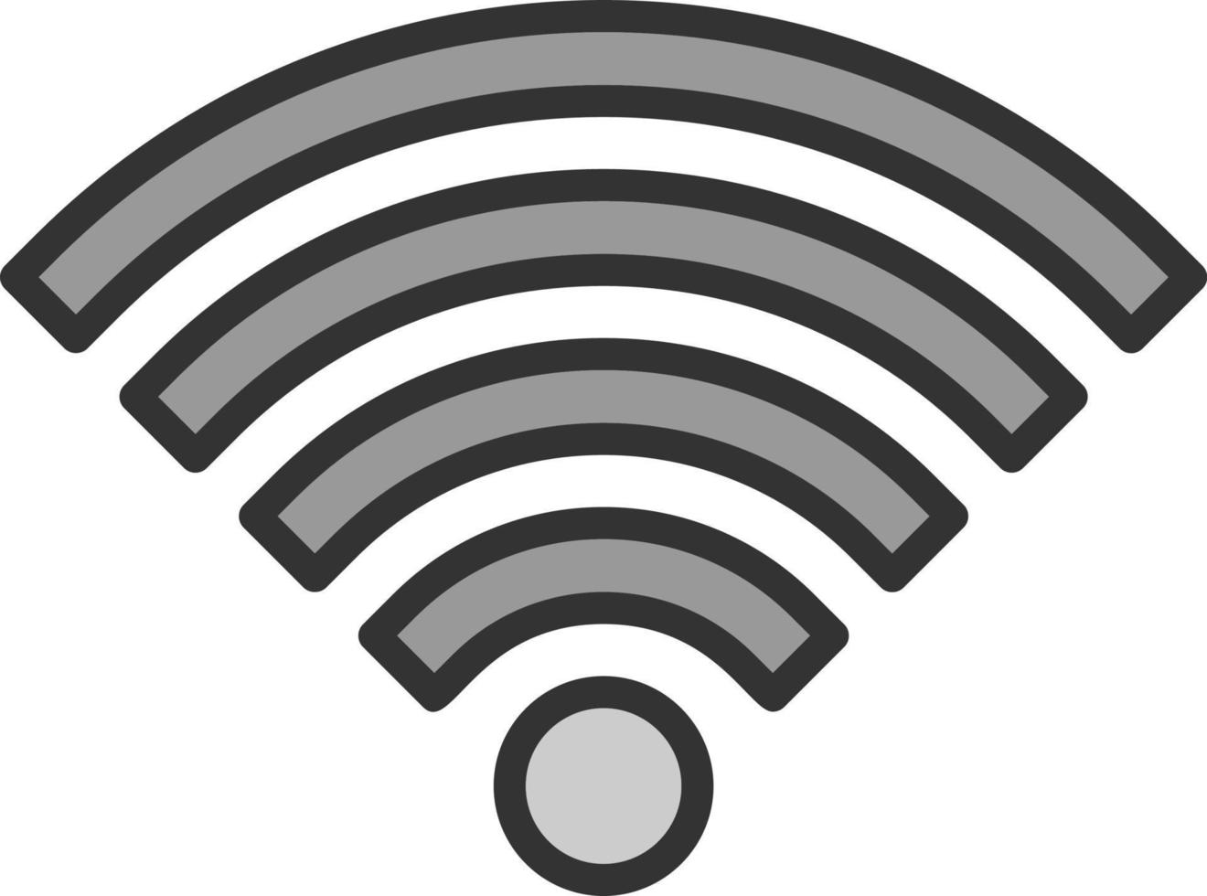 conception d'icône de vecteur wifi