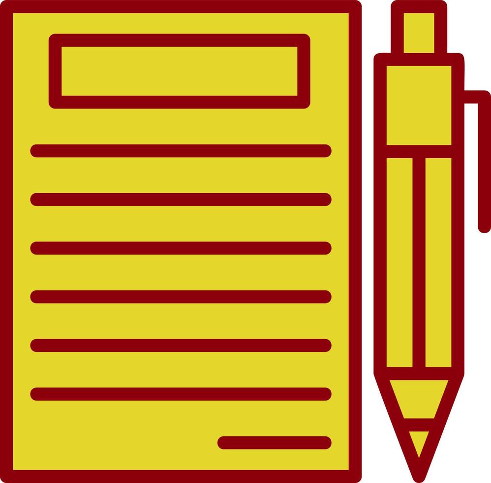 conception d'icône de vecteur de contrat