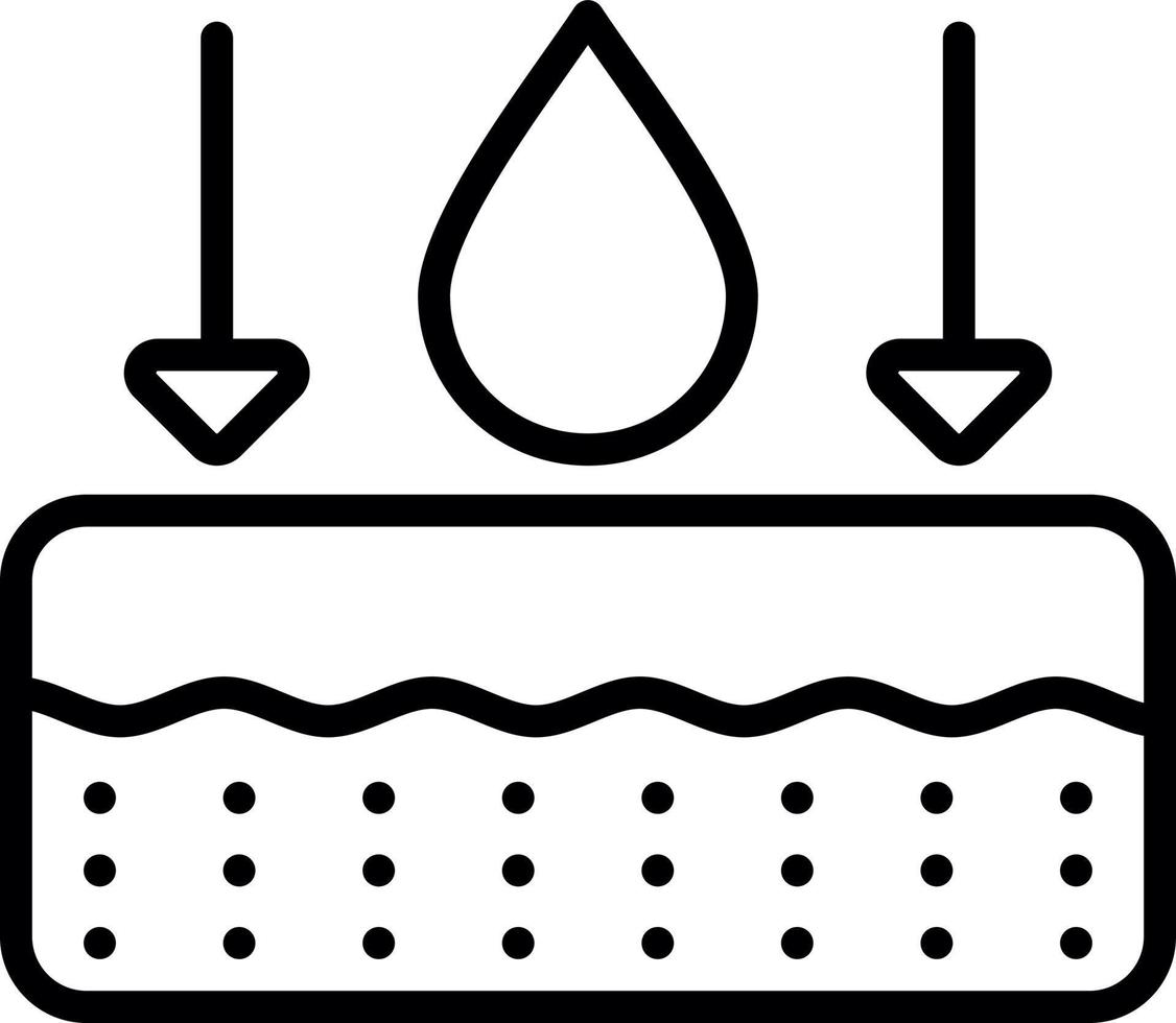 conception d'icônes vectorielles hydratantes vecteur