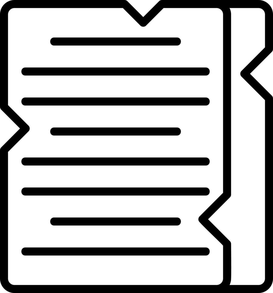 conception d'icône de vecteur de vieux papier