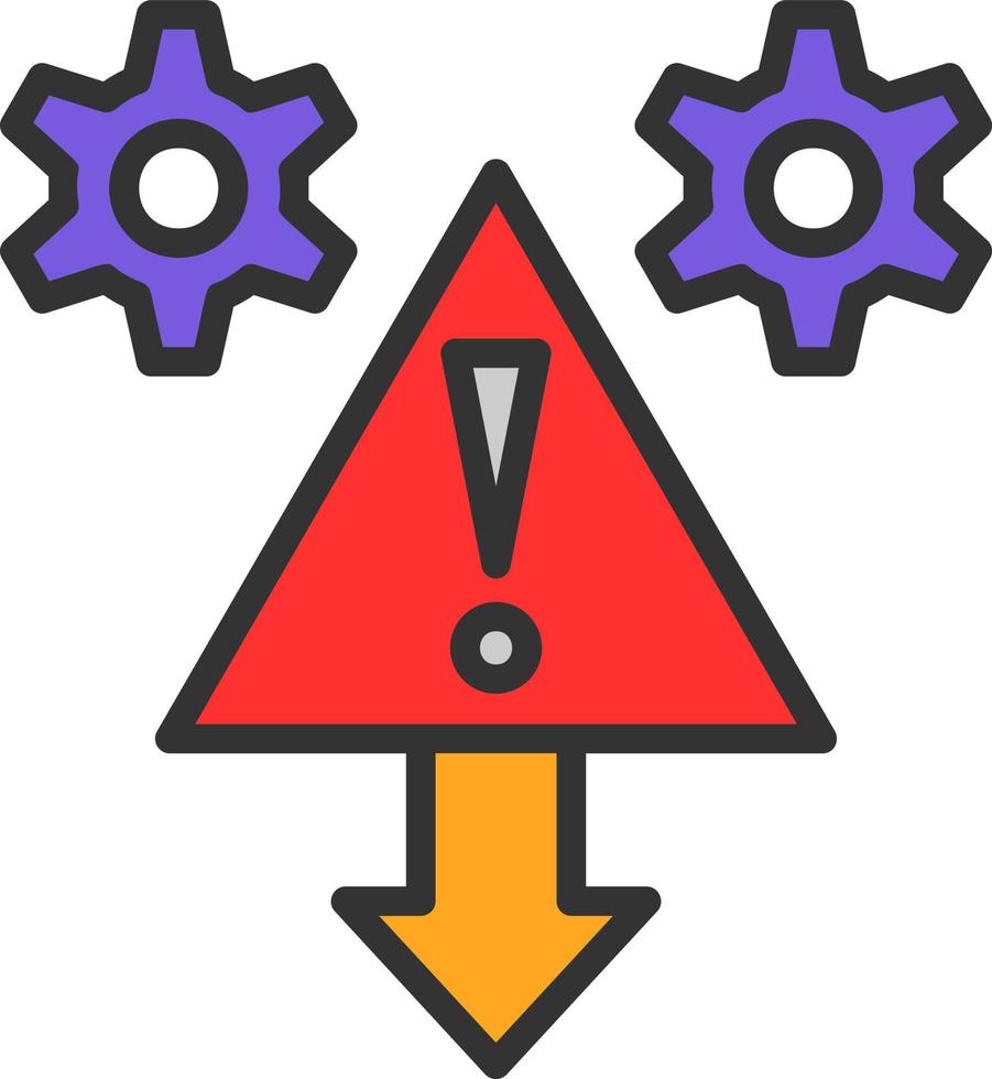 conception d'icône de vecteur d'incident