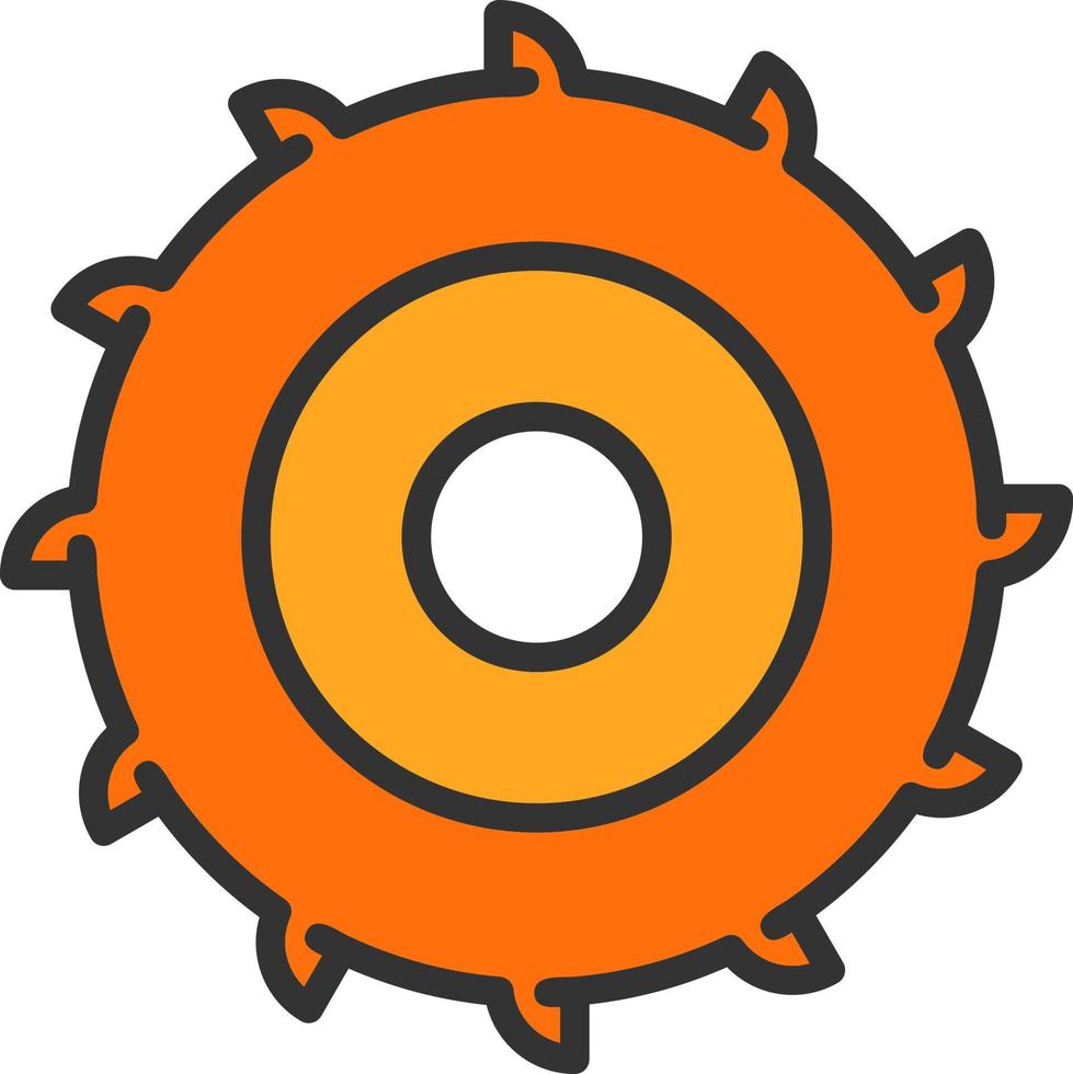 conception d'icône de vecteur de scie circulaire