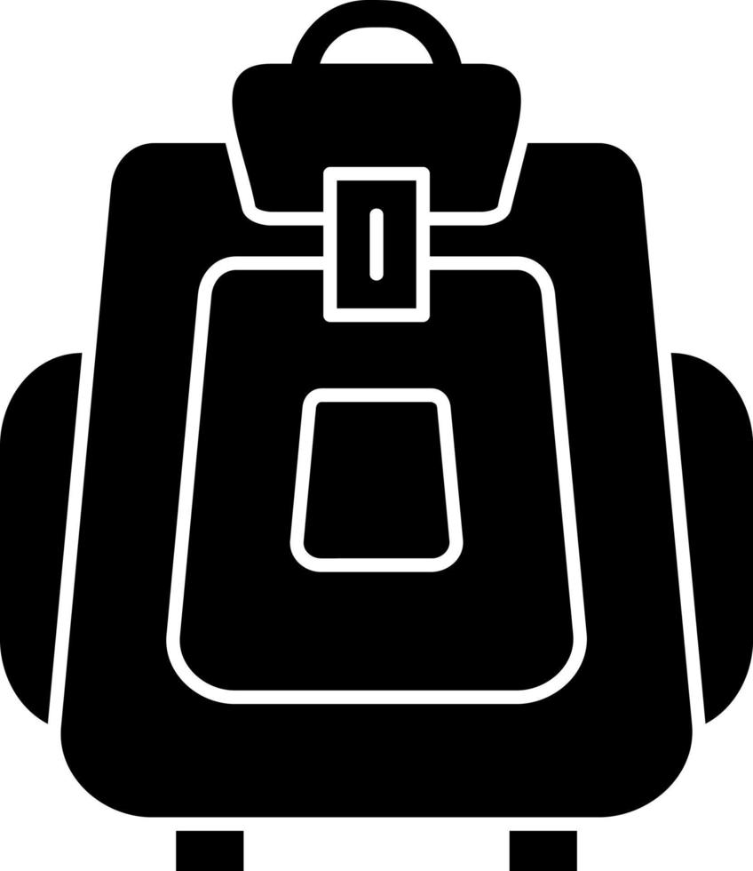conception d'icône de vecteur de sac à dos