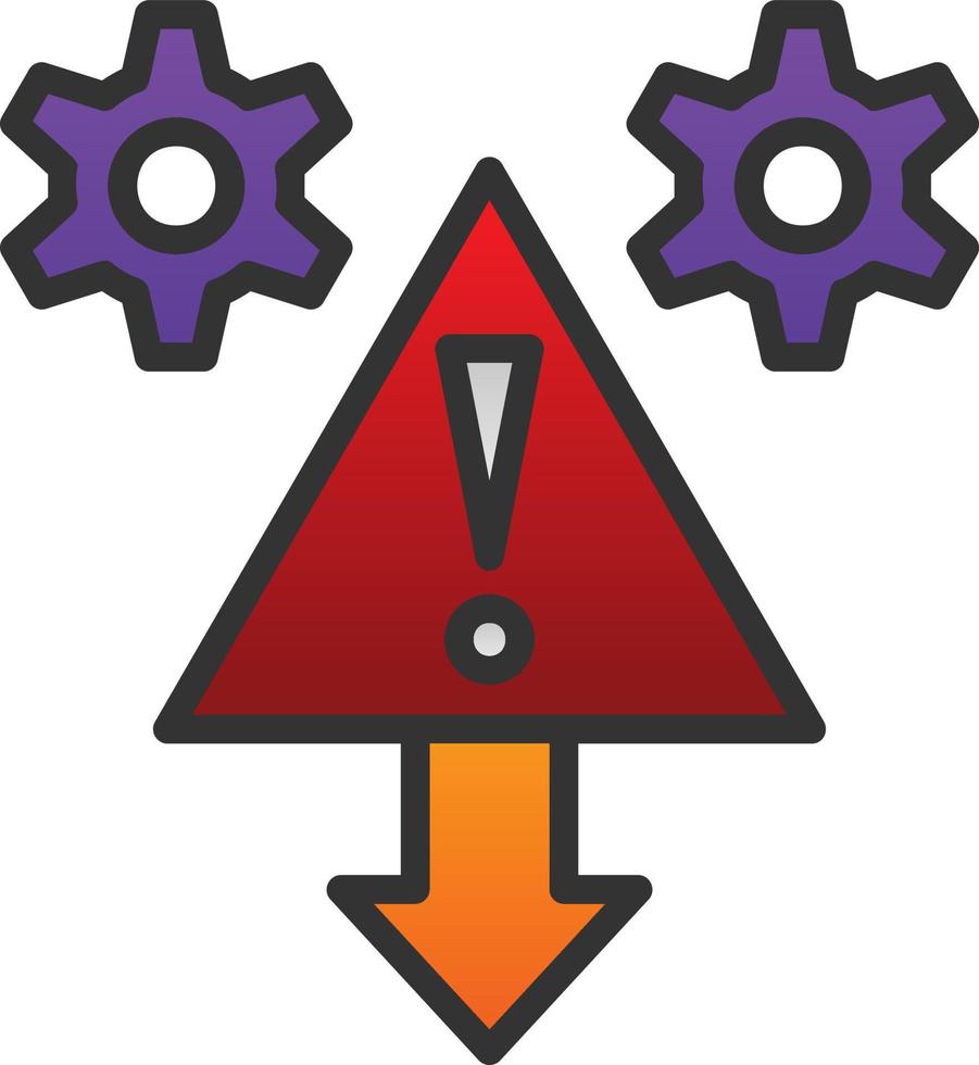 conception d'icône de vecteur d'incident