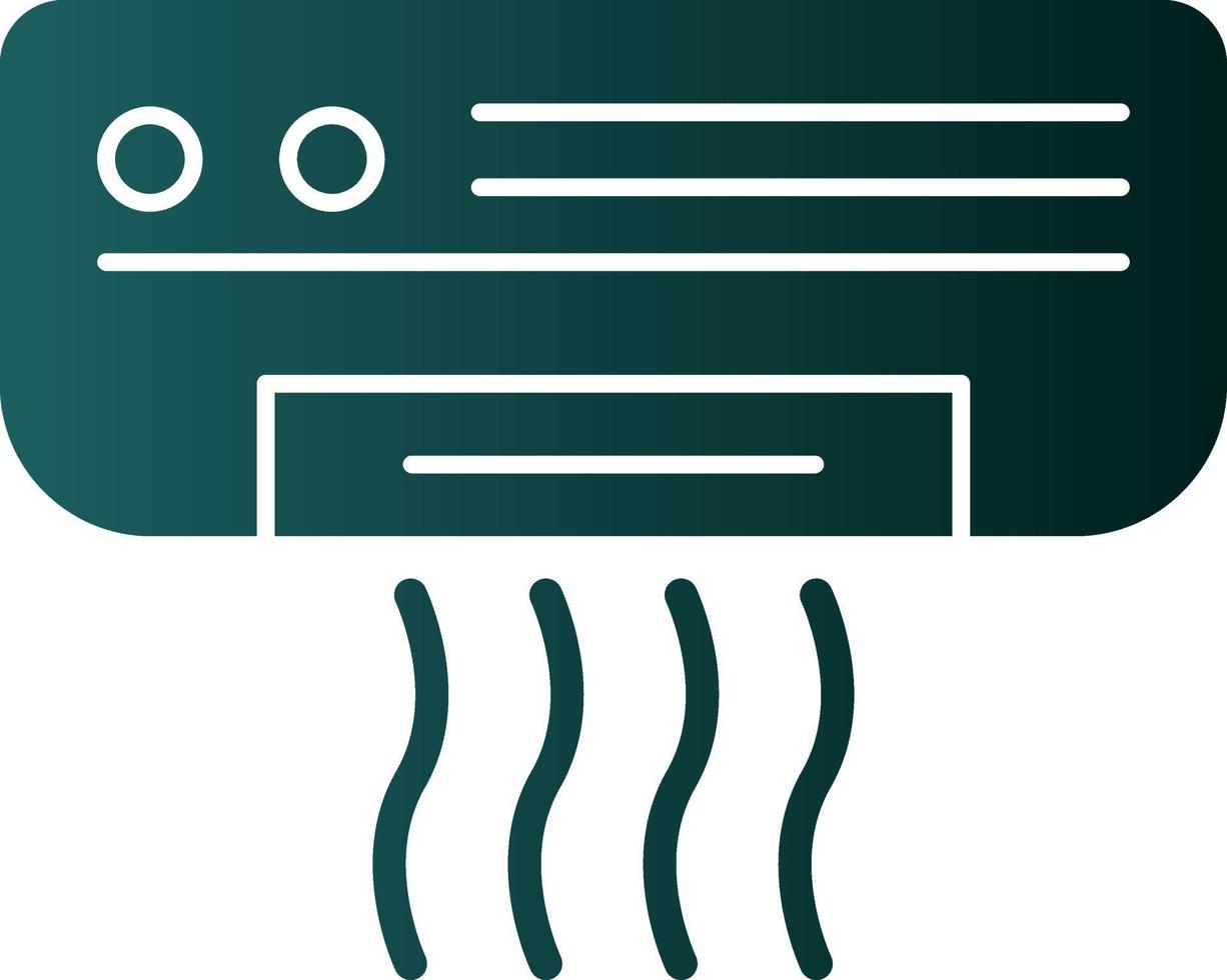 conception d'icône de vecteur de climatiseur