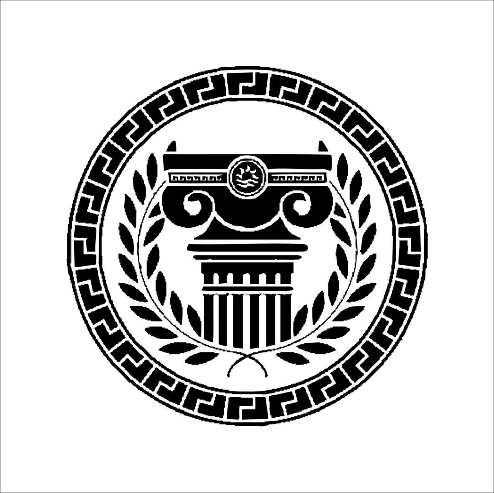 logo de riz circulaire isolé sur fond blanc. logos et symboles de la société de riz aux formes uniques et variées. formes de logo de riz circulaires vecteur