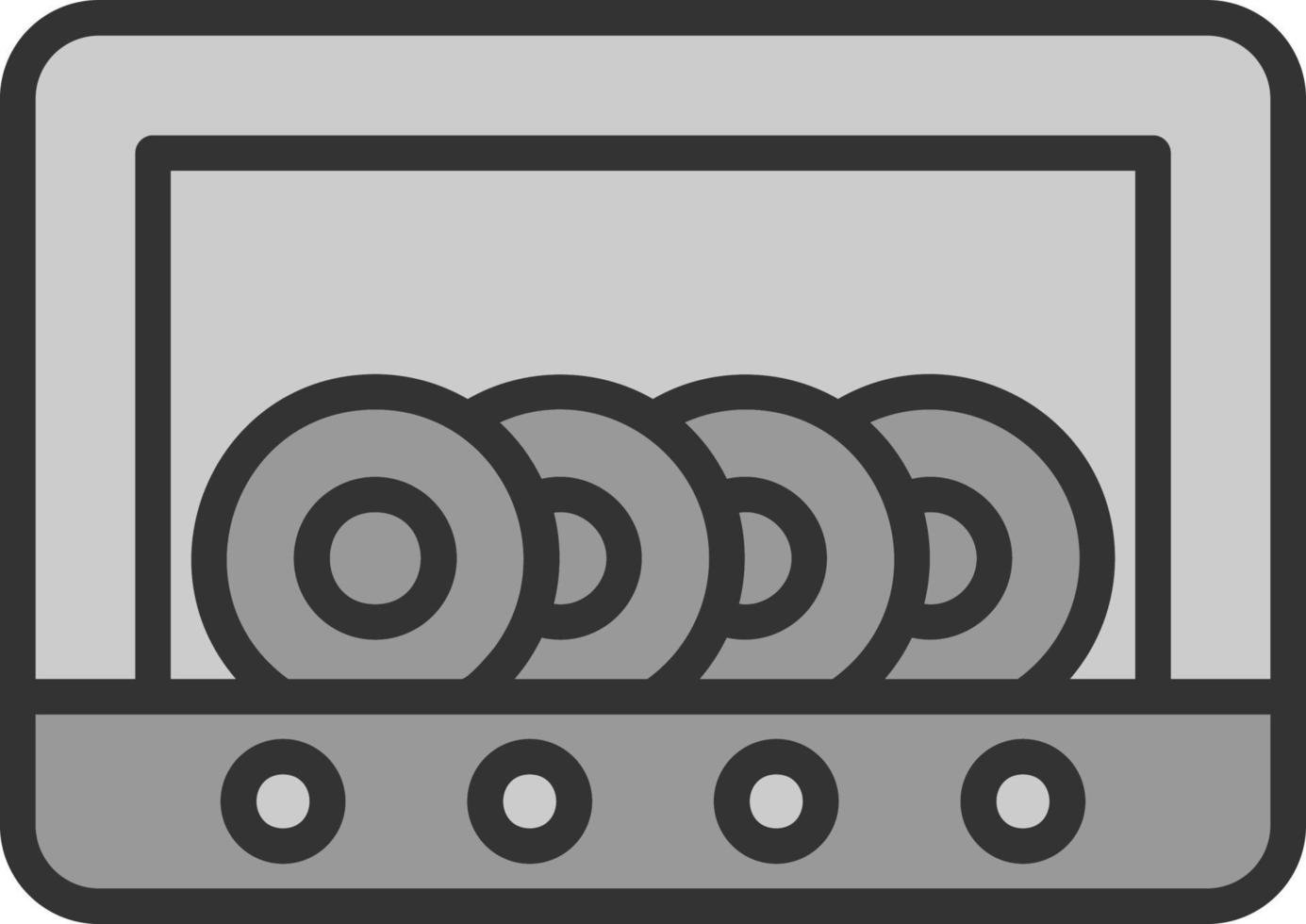 conception d'icône de vecteur de lave-vaisselle