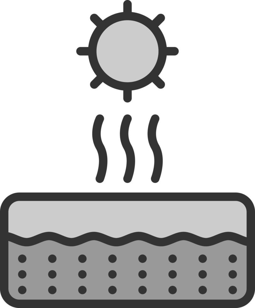 conception d'icône vectorielle de protection uv vecteur