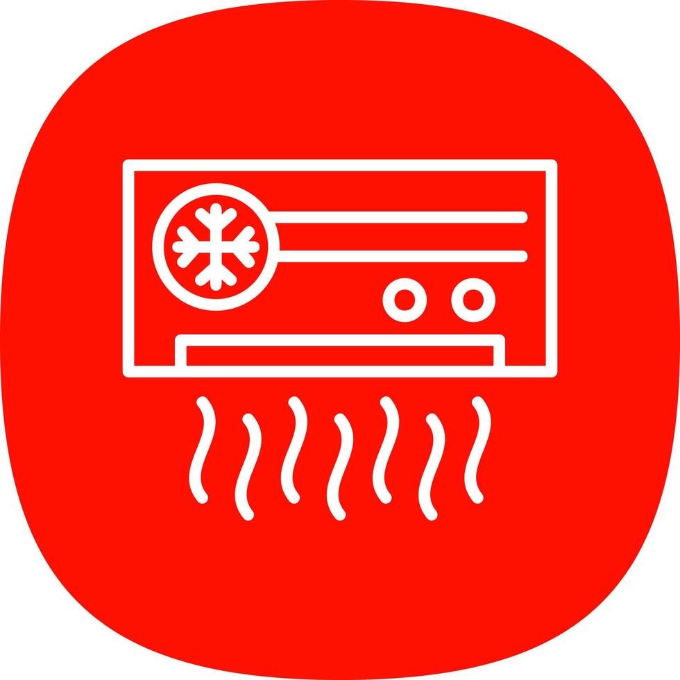 conception d'icône de vecteur de climatiseur
