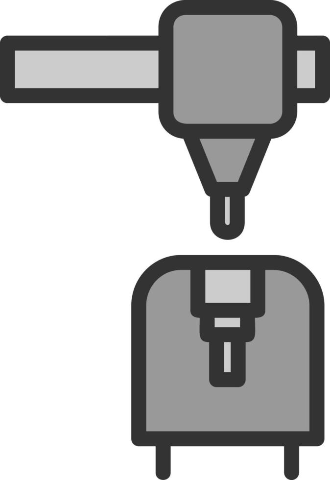 conception d'icône de vecteur d'imprimante 3d