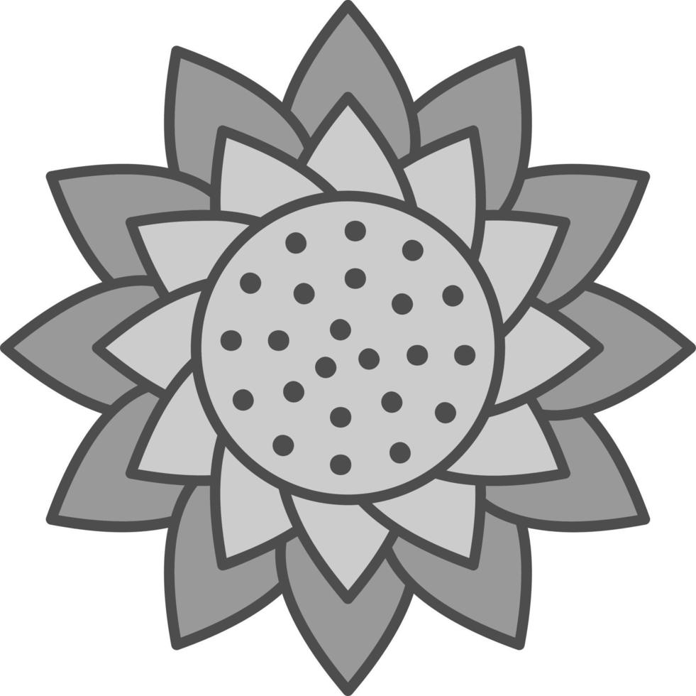 conception d'icône vecteur tournesol