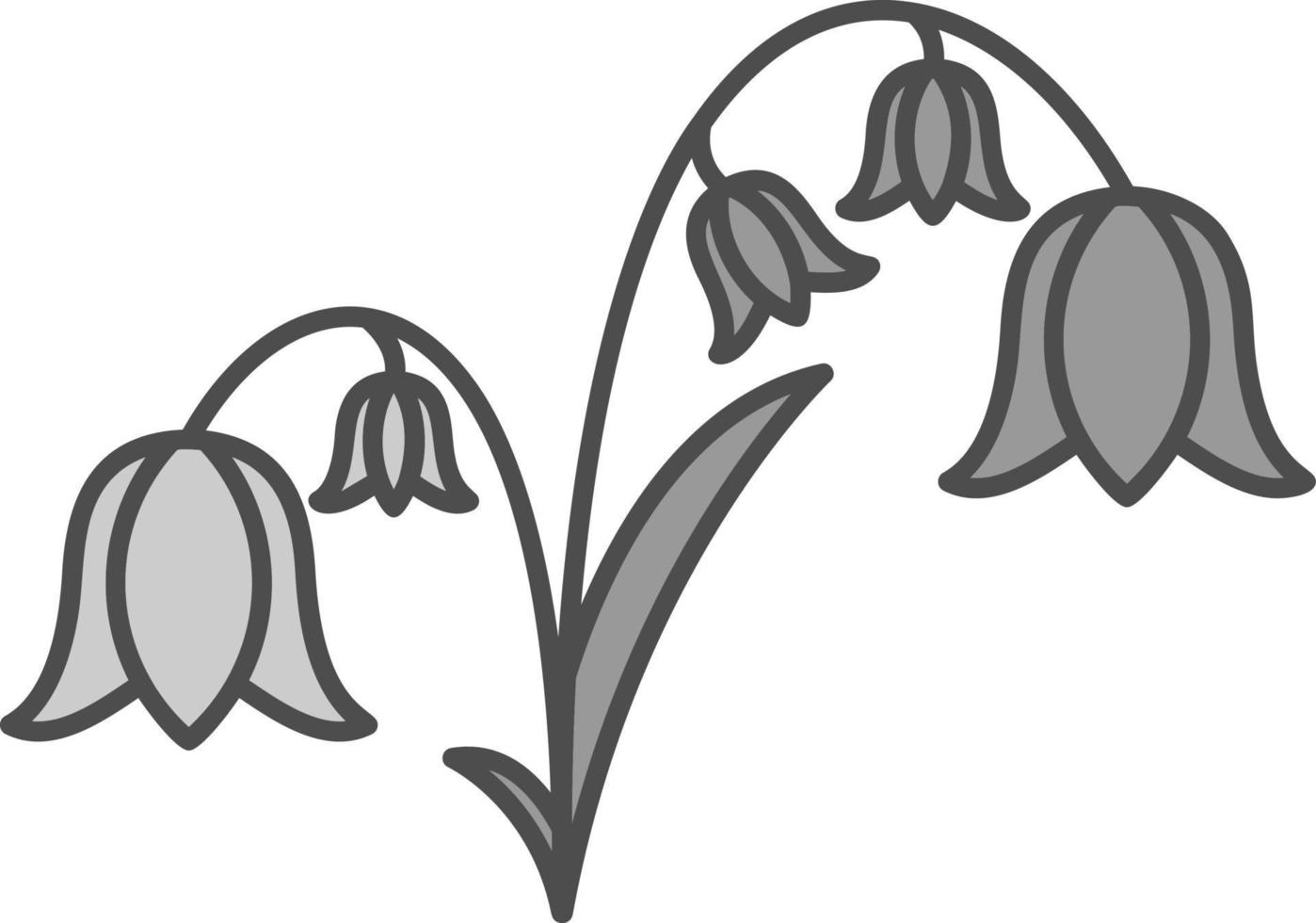 conception d'icône vecteur jacinthe des bois