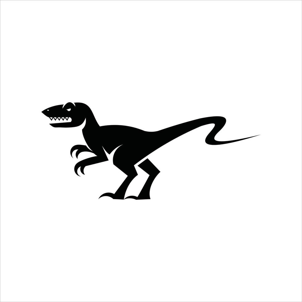 dinosaure raptor ancien vecteur animal préhistorique, bête reptile