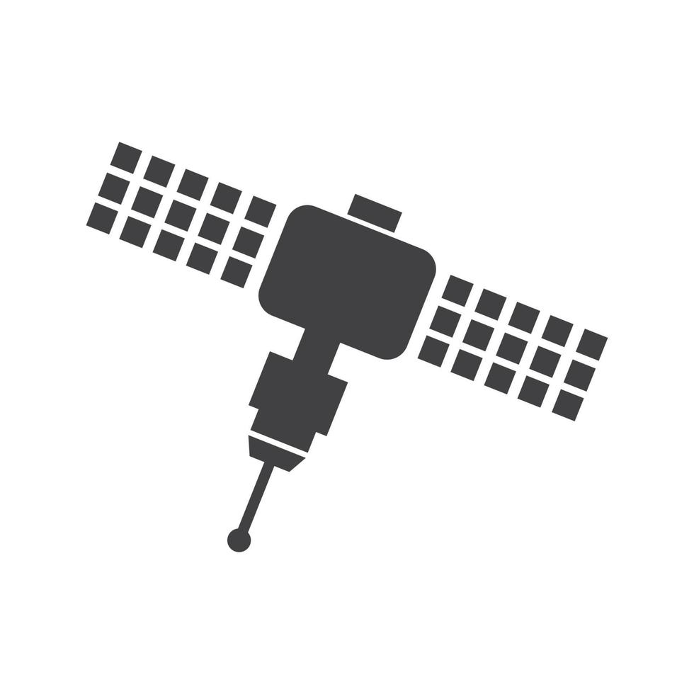 icône satellite, illustration vectorielle de transmission vecteur