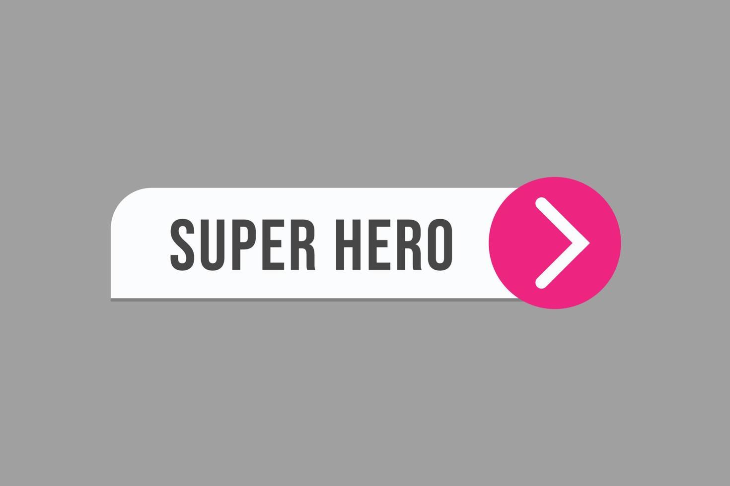 vecteurs de bouton de super héros. signe étiquette bulle de dialogue super héros vecteur