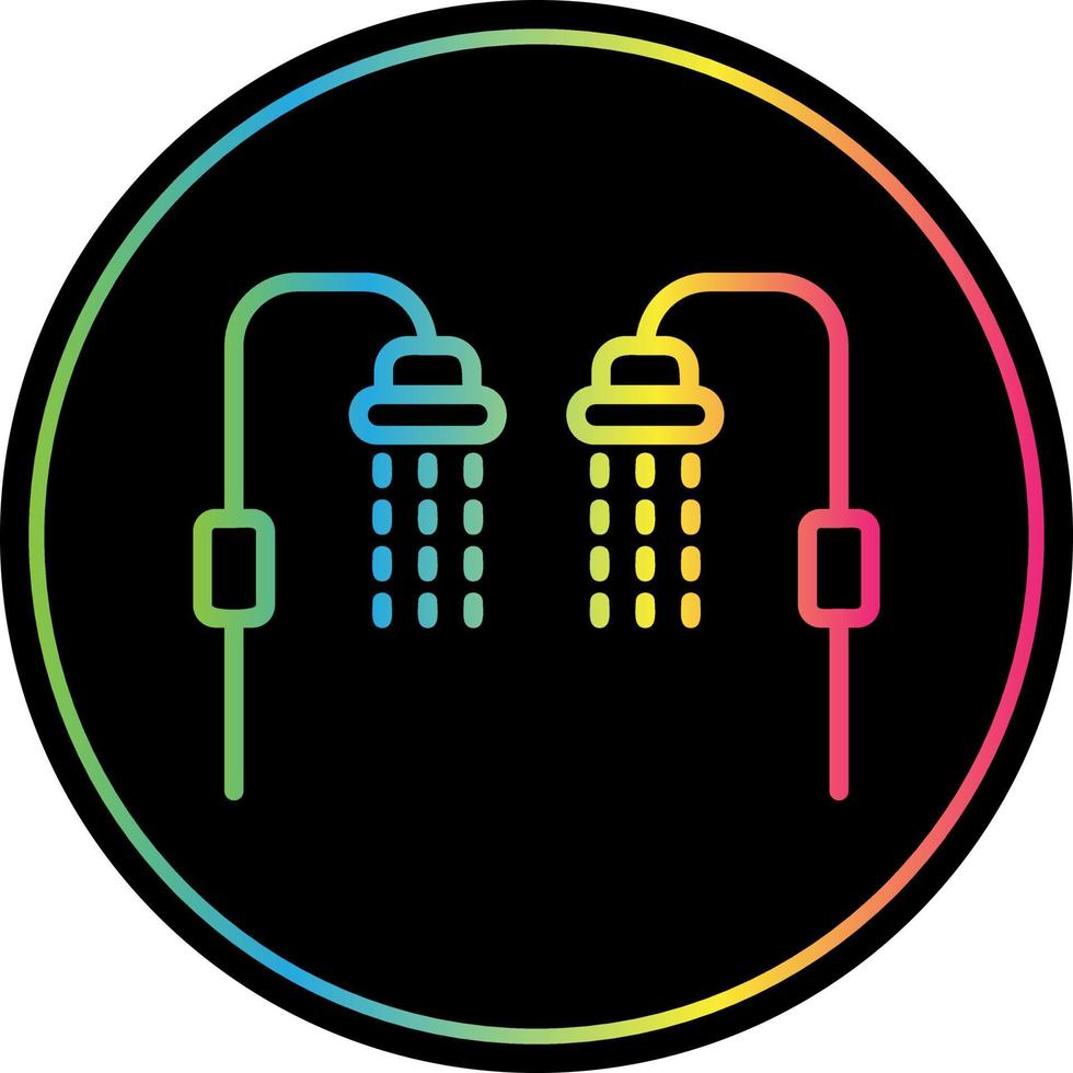conception d'icône de vecteur de douche