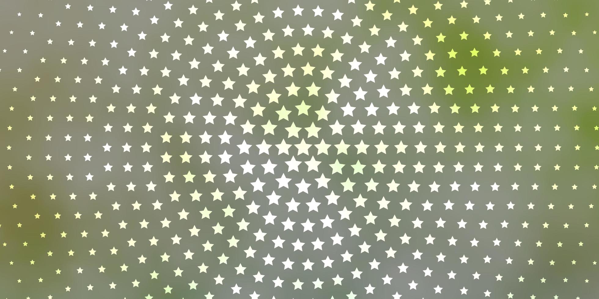 texture vert clair avec de belles étoiles. vecteur